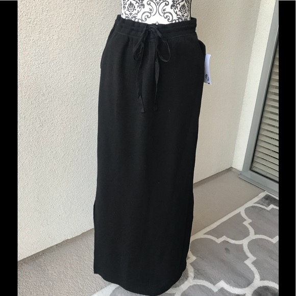 sporty maxi skirt